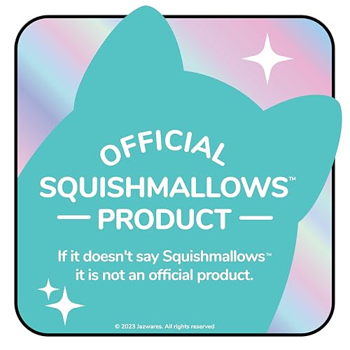 Squishmallows Original 8-Inch Romy Peach Seal with Tie-Dye Belly – Official Jazwares Plush