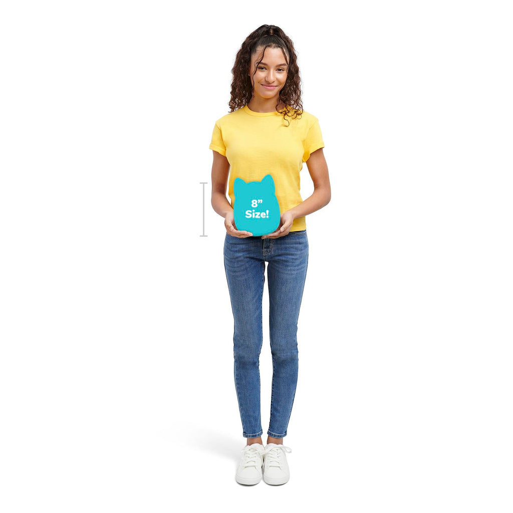 Squishmallows Original 8-Inch Romy Peach Seal with Tie-Dye Belly – Official Jazwares Plush