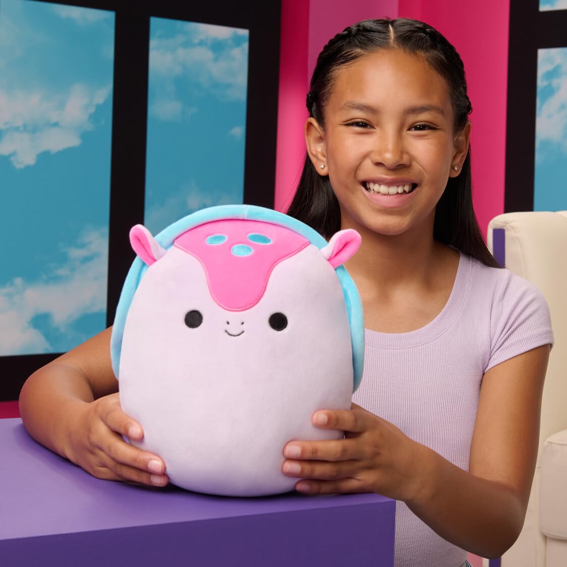 Squishmallows Original Adopt Me! 8-Inch Glyptodon Plush – Ultrasoft Collectible with Virtual Item Code