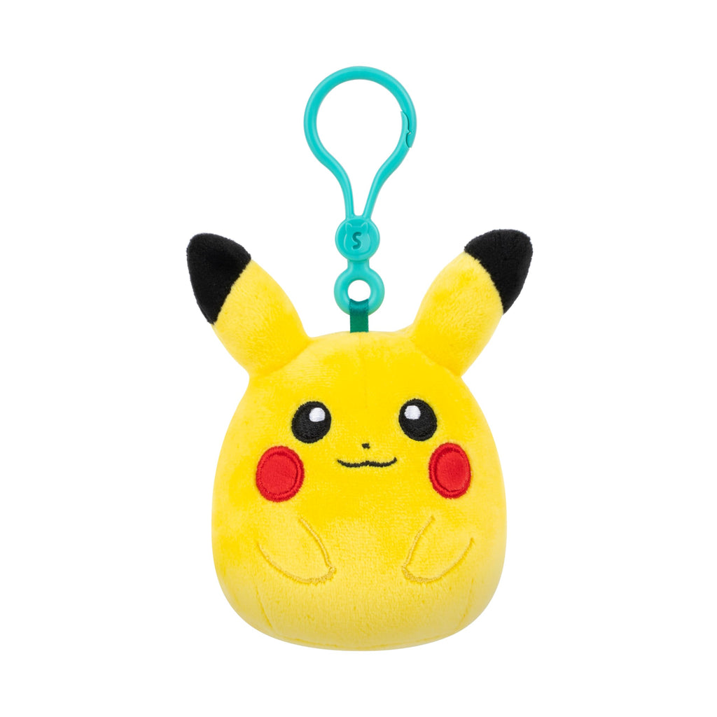Squishmallows Original Pokémon Pikachu Clip-On Plush – Ultrasoft Official Jazwares Toy