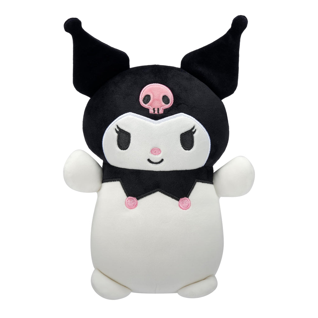 Squishmallows Original Sanrio 10-Inch Kuromi HugMees – Extra-Huggable Plush with Extended Arms