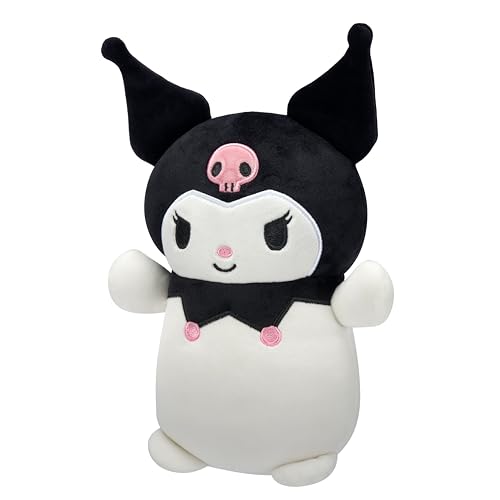 Squishmallows Original Sanrio 10-Inch Kuromi HugMees – Extra-Huggable Plush with Extended Arms