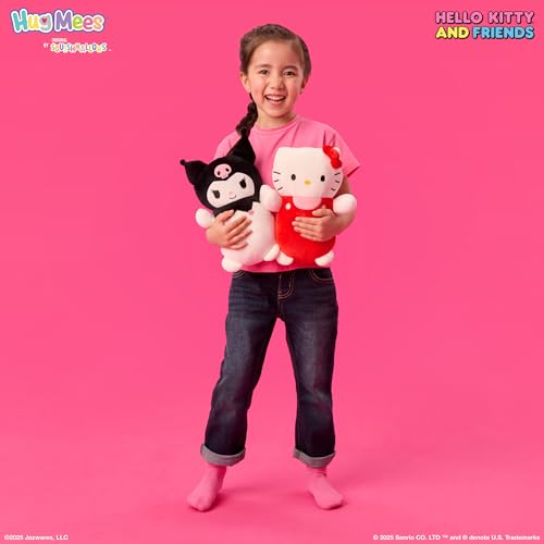 Squishmallows Original Sanrio 10-Inch Kuromi HugMees – Extra-Huggable Plush with Extended Arms