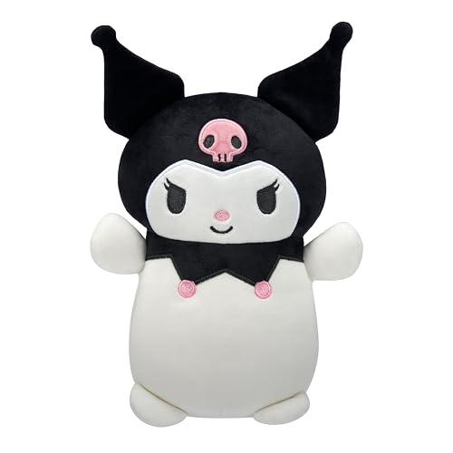 Squishmallows Original Sanrio 10-Inch Kuromi HugMees – Extra-Huggable Plush with Extended Arms