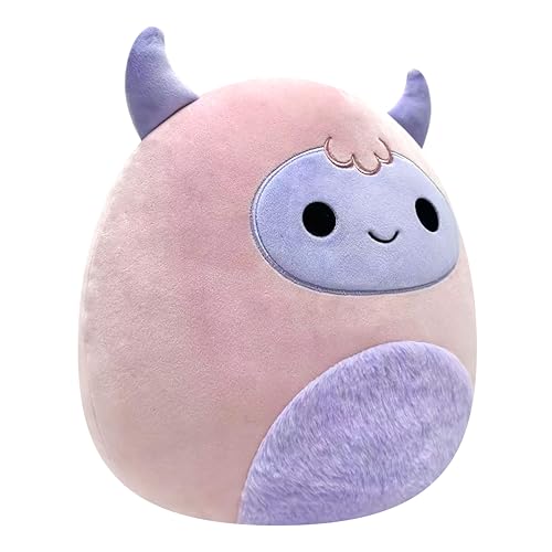 Squishmallows Ronalda 11-Inch Pink & Purple Yeti Plush - Ultrasoft Collectible Stuffed Animal