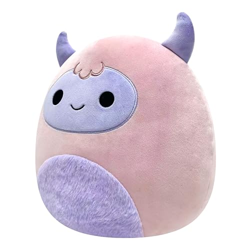 Squishmallows Ronalda 11-Inch Pink & Purple Yeti Plush - Ultrasoft Collectible Stuffed Animal