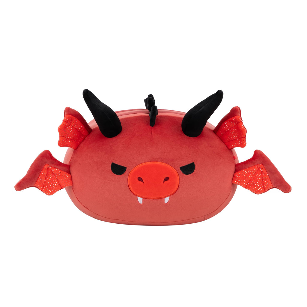Squishmallows Stackables 12-Inch Salami the Red Dragon Plush with Sparkle Belly – Official Jazwares