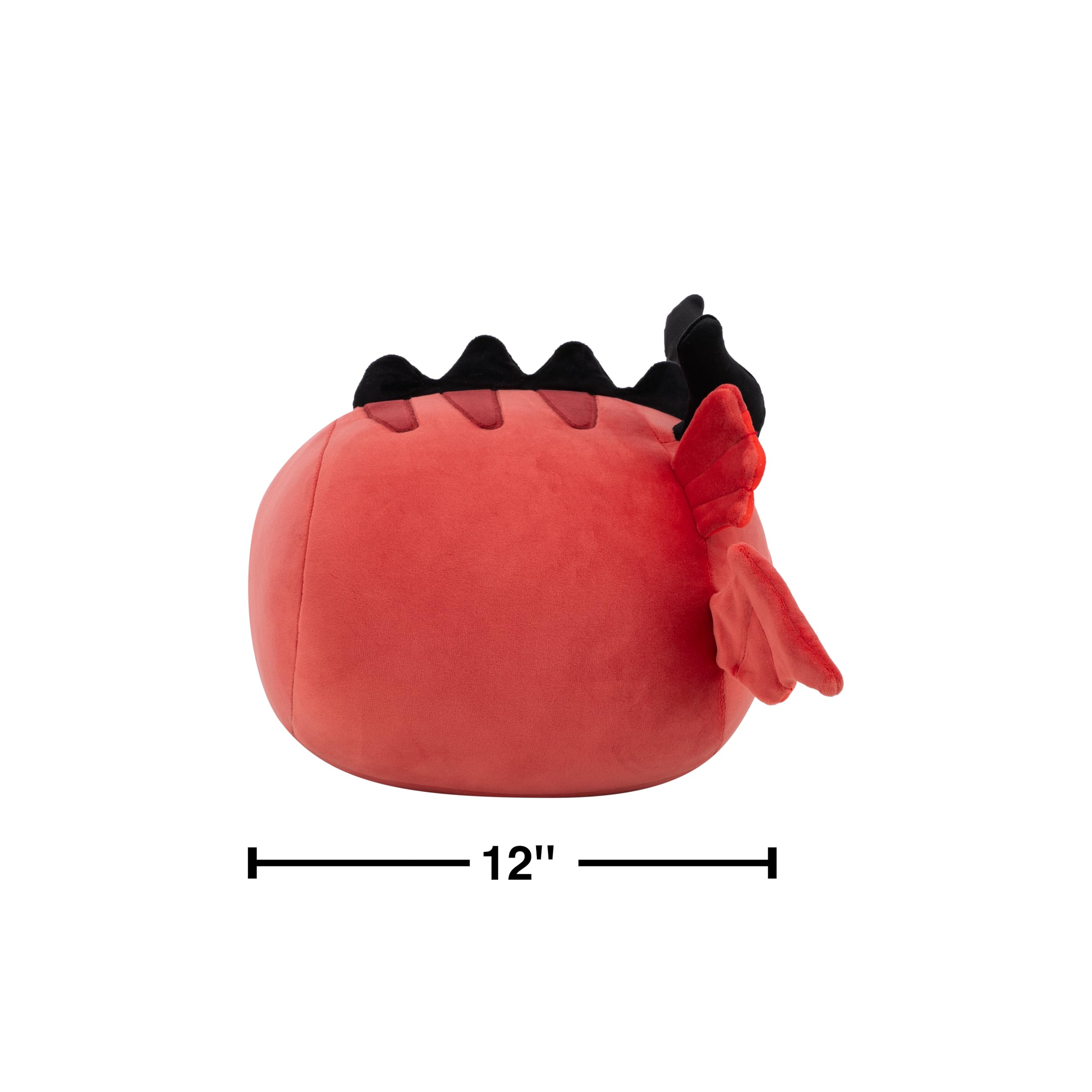 Squishmallows Stackables 12-Inch Salami the Red Dragon Plush with Sparkle Belly – Official Jazwares