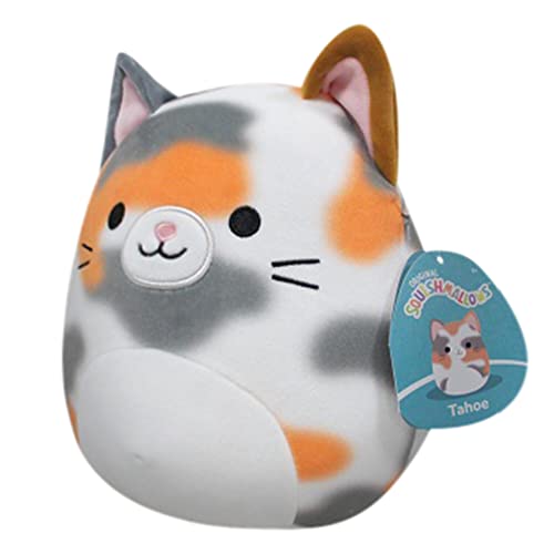 Squishmallows Tahoe 8-Inch Tortoiseshell Cat Plush - Ultra-Soft Squeezable Toy