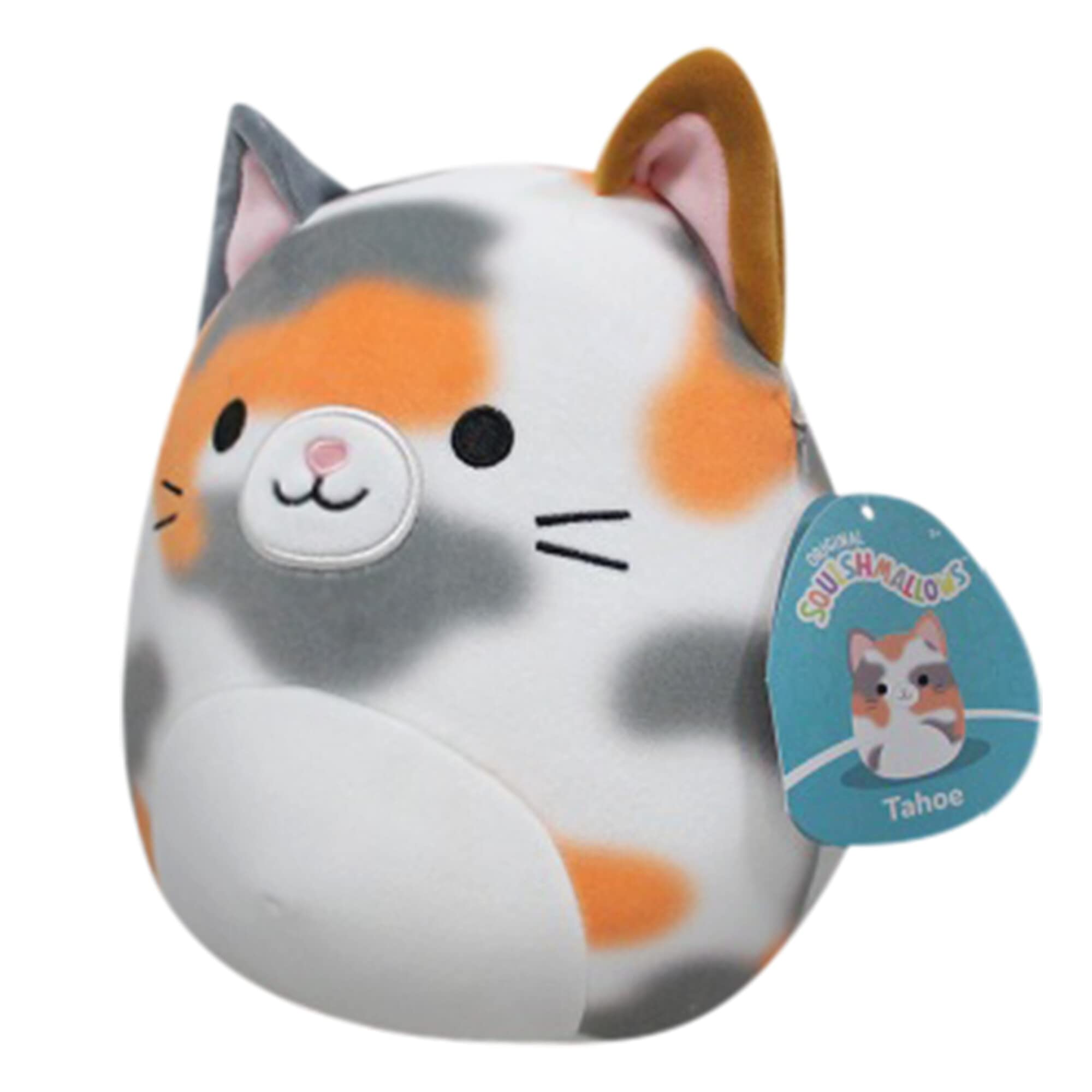 Squishmallows Tahoe 8-Inch Tortoiseshell Cat Plush - Ultra-Soft Squeezable Toy
