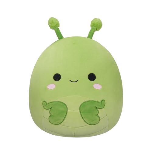 Squishmallows Trenton 12-Inch Green Praying Mantis Plush with Sparkle Wings