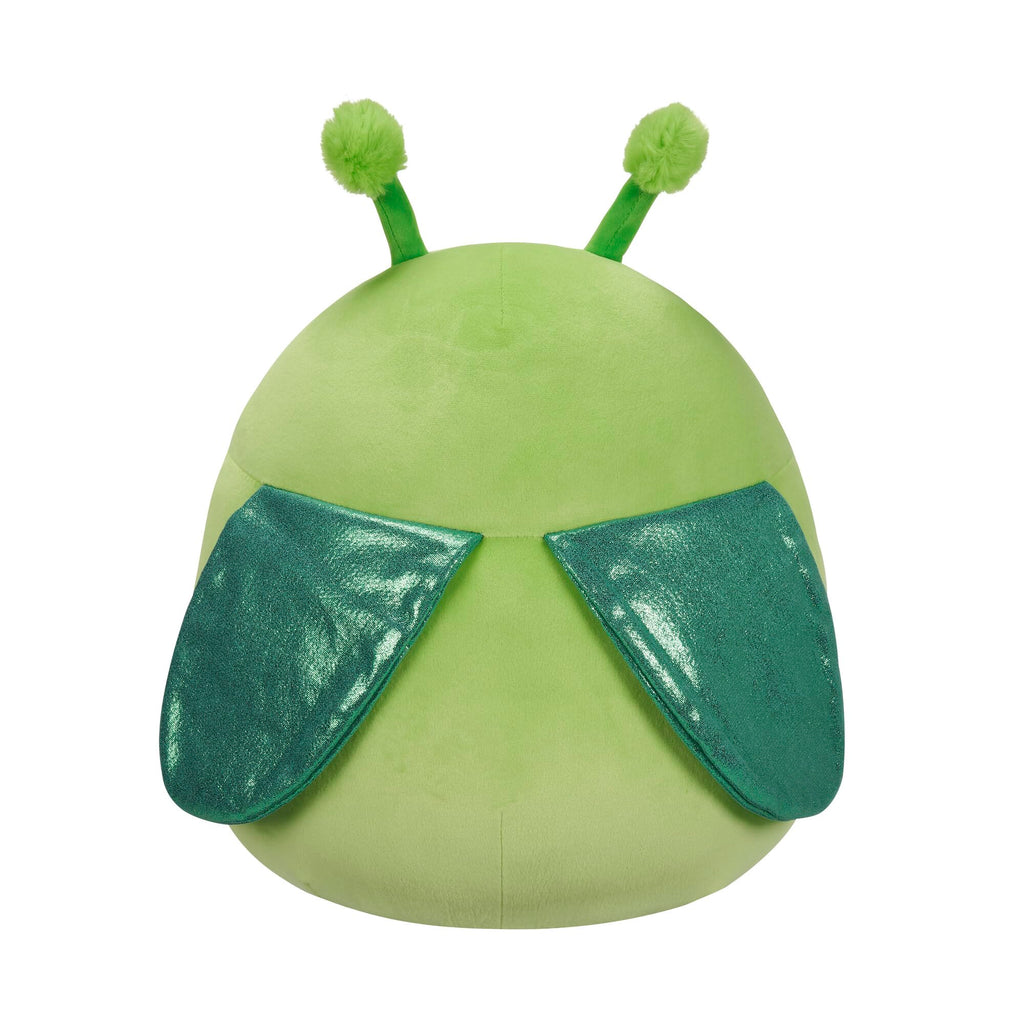 Squishmallows Trenton 12-Inch Green Praying Mantis Plush with Sparkle Wings