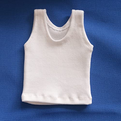 SSbeauty M 1/6 Scale Sleeveless Vest Set for 12-Inch Action Figures - Black & White