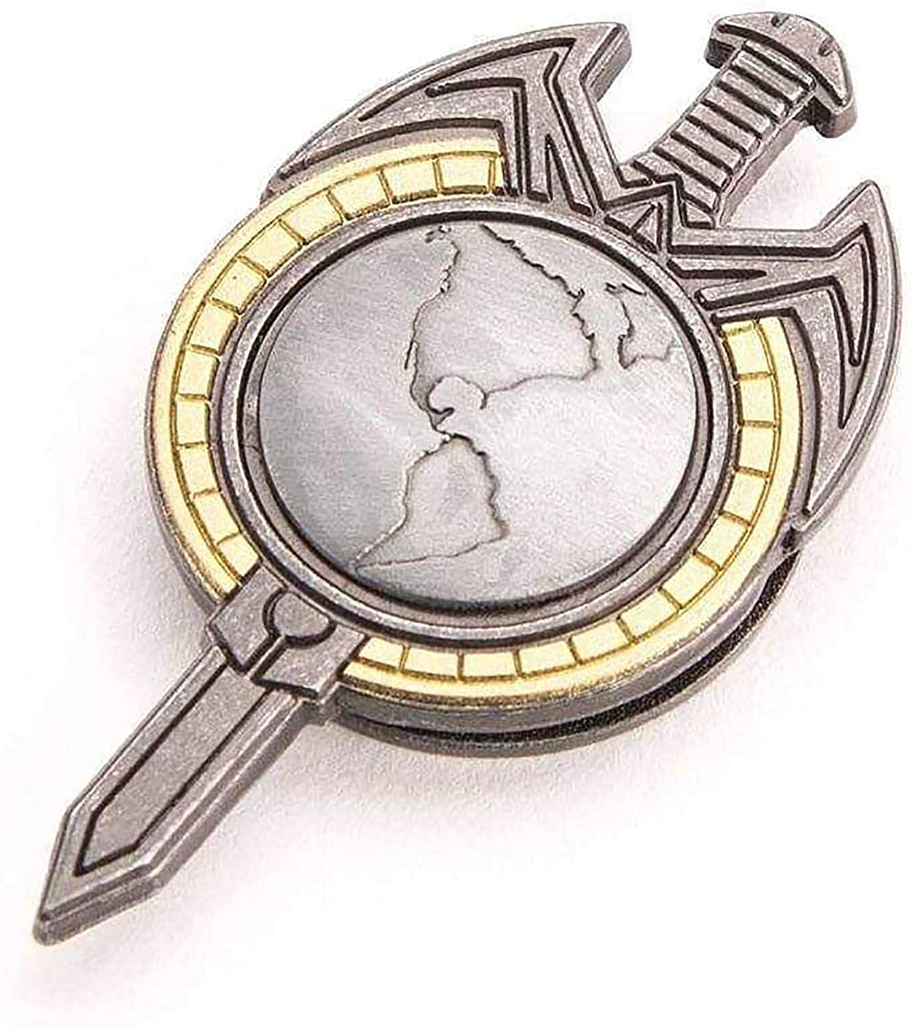 Star Trek Mirror Universe Magnetic Insignia Badge – Terran Empire Emblem with Qmx Clasp