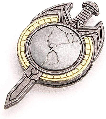 Star Trek Mirror Universe Magnetic Insignia Badge – Terran Empire Emblem with Qmx Clasp