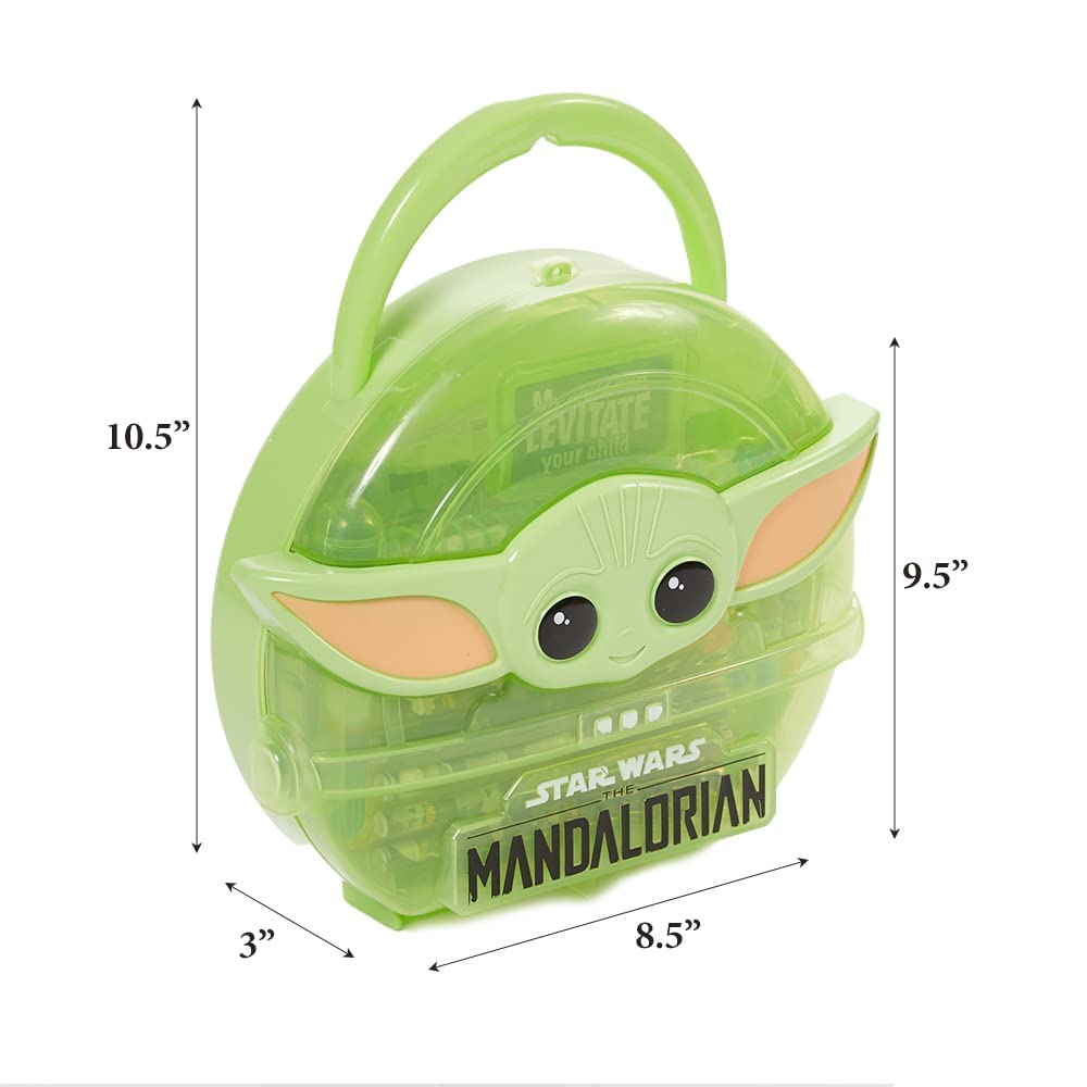 Star Wars Baby Yoda Coloring Activity Set with Travel Case – 20-Piece Art Kit for Kids