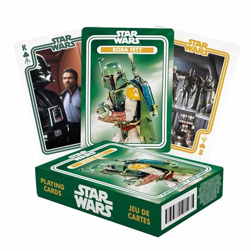 Star Wars Boba Fett Playing Cards – Officially Licensed Deck with Linen Finish