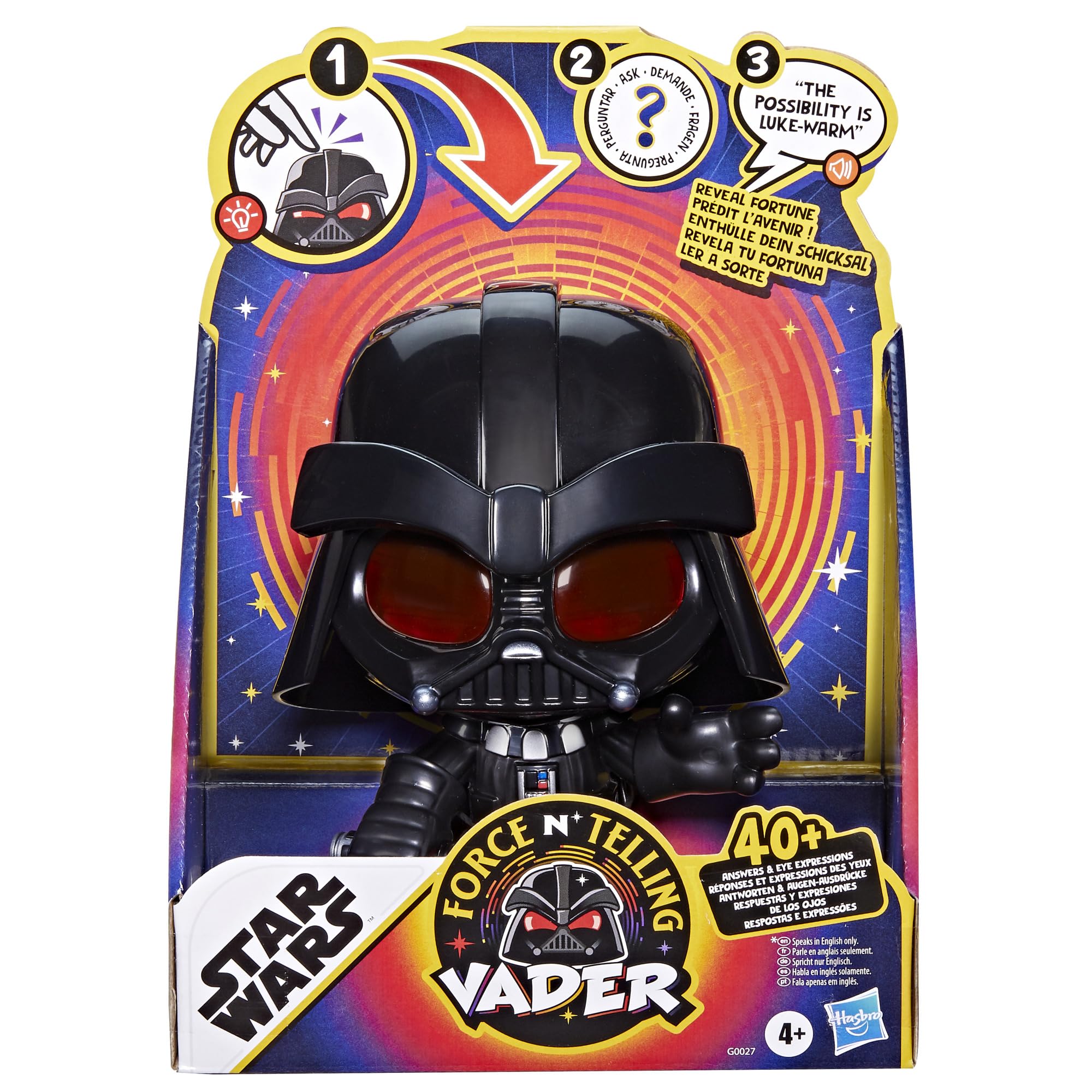STAR WARS Force N Telling Vader Electronic Fortune Teller Toy with 40+ Responses