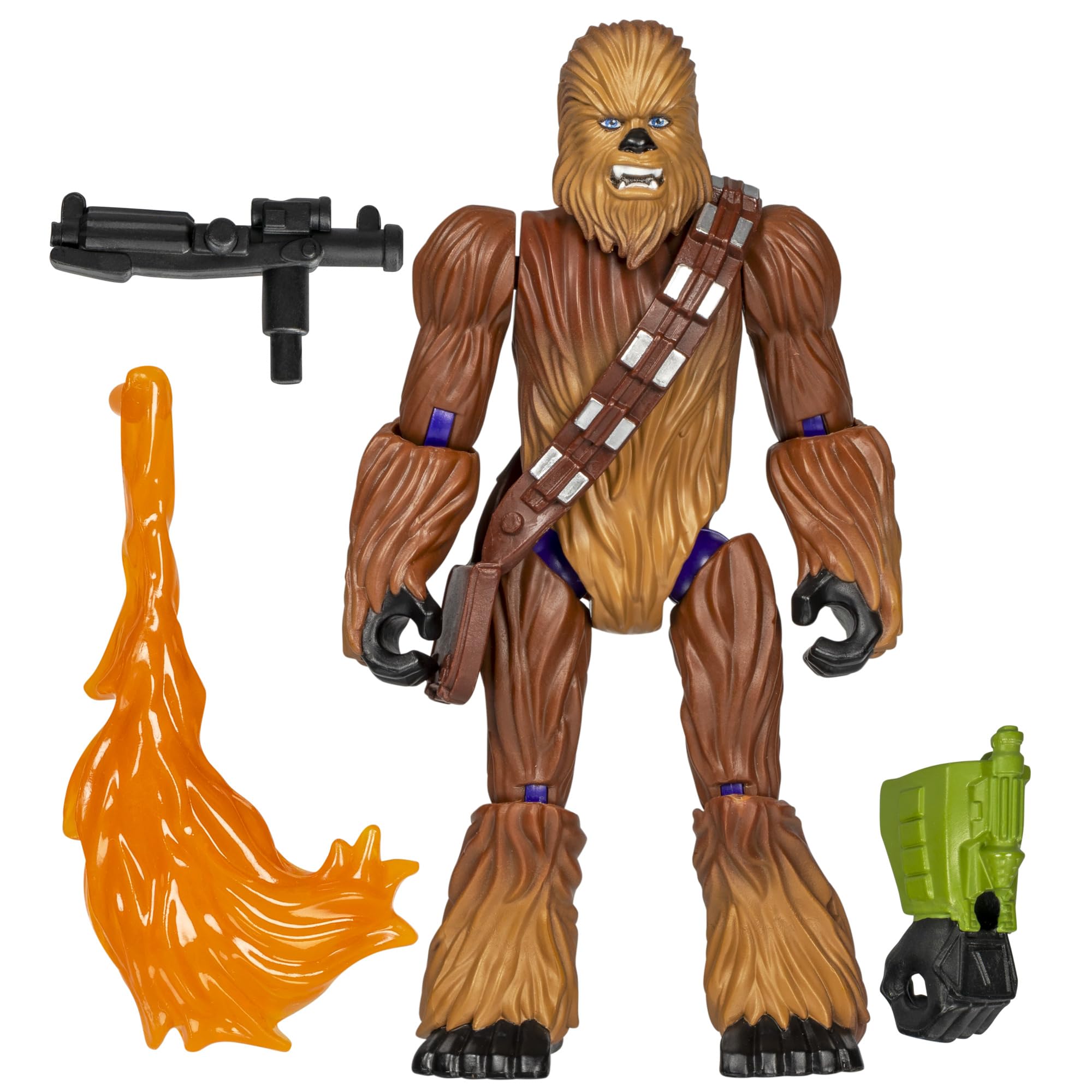 Star Wars MixMashers Chewbacca Figure with Boba Fett Gauntlet – 12cm Customizable Action Toy