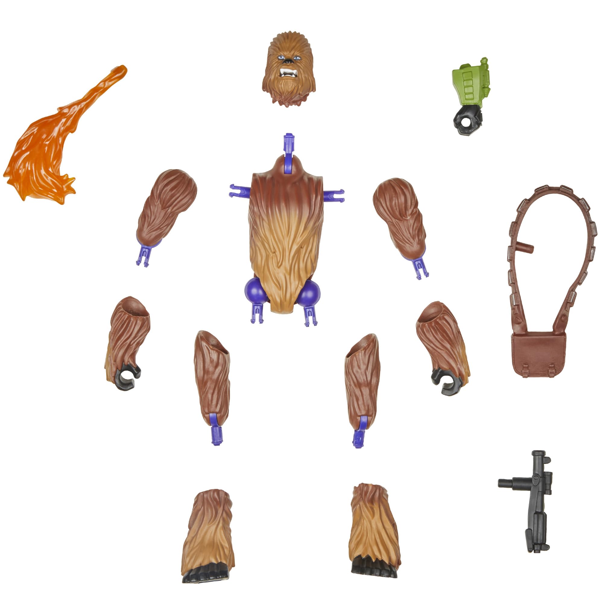 Star Wars MixMashers Chewbacca Figure with Boba Fett Gauntlet – 12cm Customizable Action Toy