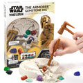 STAR WARS The Armorer Gemstone Dig – Excavate 8 Real Gemstones with Mining Tools & Bonus Poster | STEM Science Kit for Kids Ages 8-12