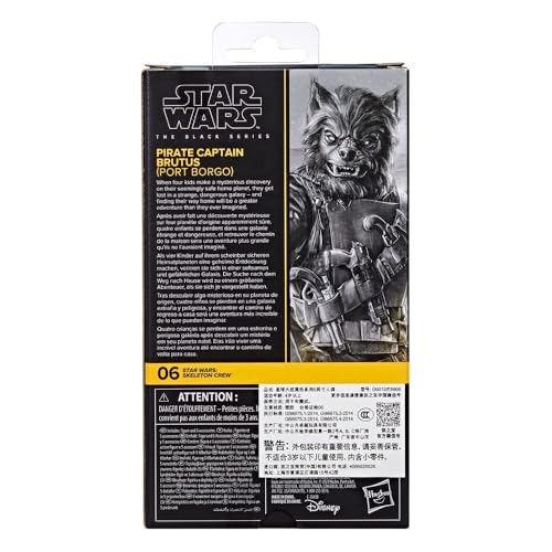 Star Wars The Black Series Pirate Captain Brutus 6-Inch Action Figure (Skeleton Crew 2024 Wave 2A)