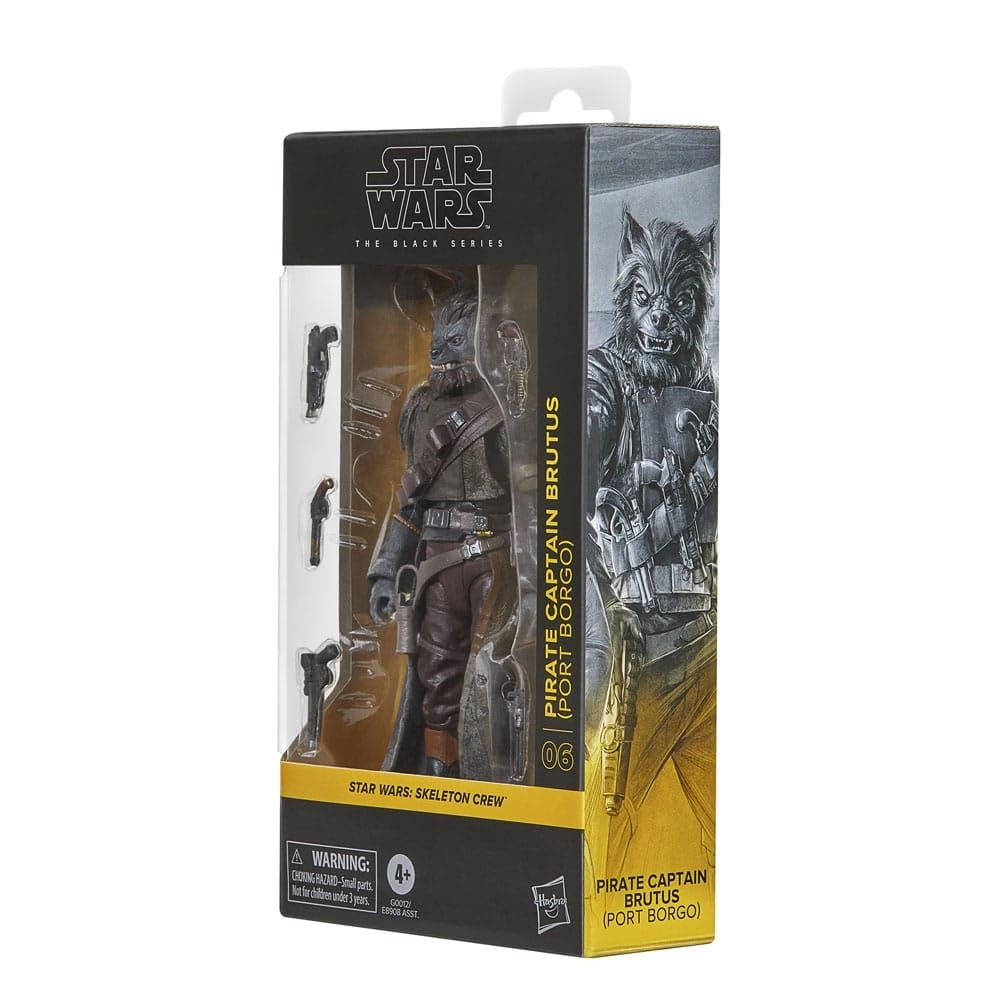 Star Wars The Black Series Pirate Captain Brutus 6-Inch Action Figure (Skeleton Crew 2024 Wave 2A)