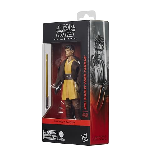Star Wars The Black Series Yord Fandar Jedi Knight 6-Inch Action Figure from The Acolyte