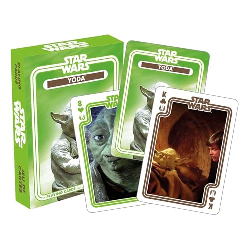 Star Wars Yoda Playing Cards – Officially Licensed Deck with Linen Finish