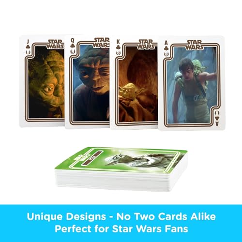 Star Wars Yoda Playing Cards – Officially Licensed Deck with Linen Finish