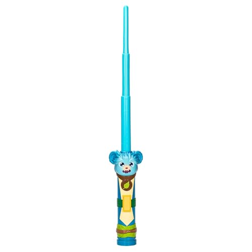 STAR WARS Young Jedi Adventures Nubs Electronic Lightsaber – Blue, Extendable, Sound Effects, Ages 3+