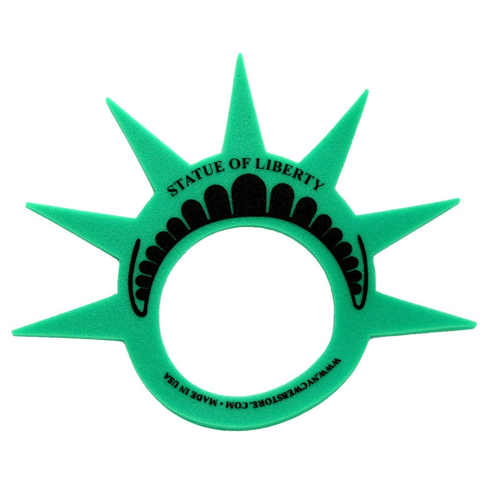 Statue of Liberty Foam Crown Visor – Made in USA, One Size for Kids & Adults