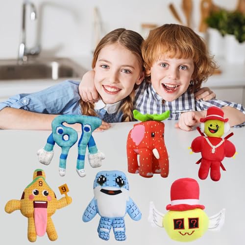 Steal a Brainrot Plush – 9.8" Strawberry Elephant Soft Plush, Red Lucky, Collectible Internet Meme Toy