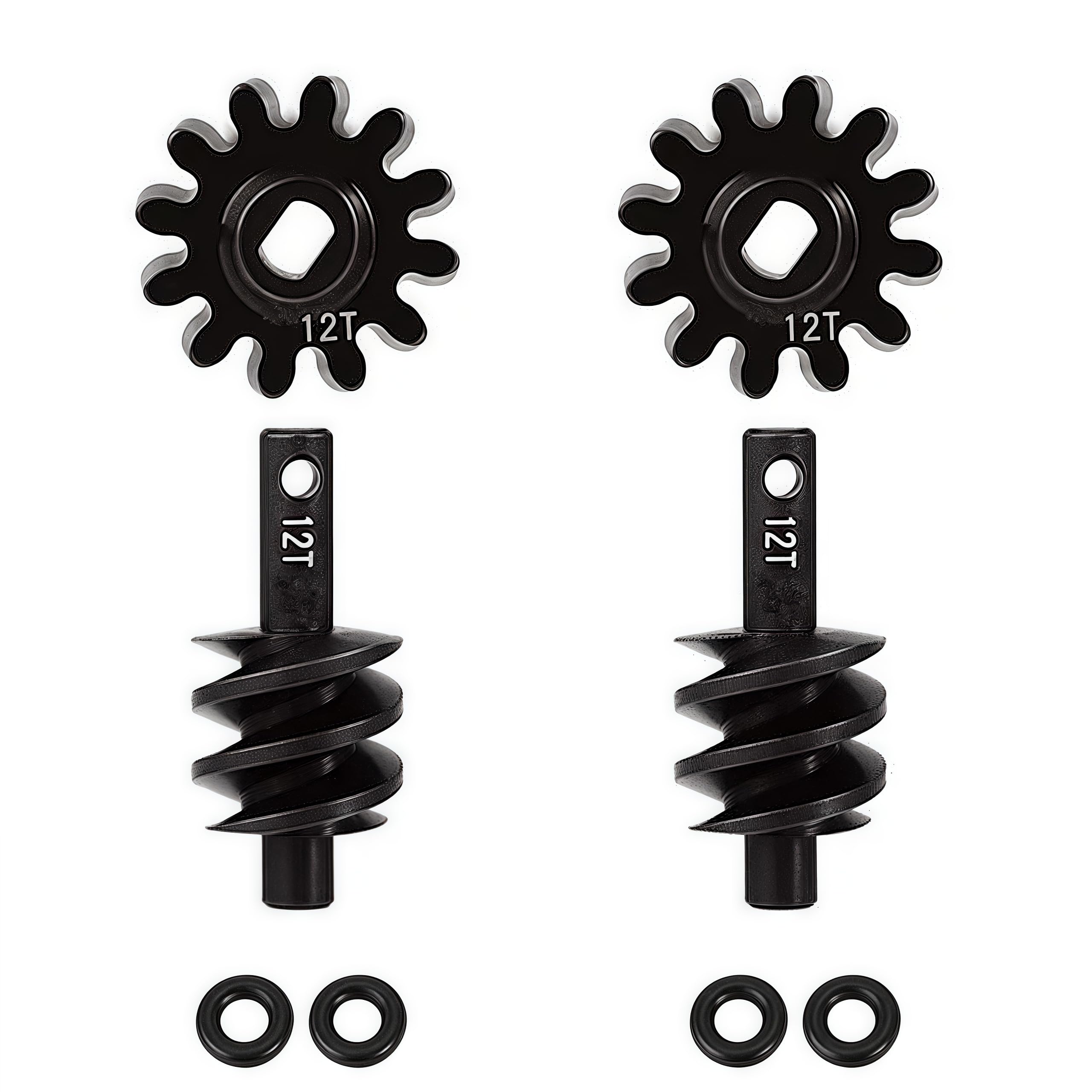Steel Axle Overdrive Differential Gear Set 13T/2T for Axial SCX24 RC Crawlers – Front & Rear