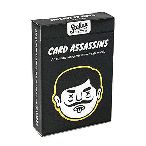 Stellar Factory Card Assassins Party Game - Word Elimination Fun for 3-6 Players, Ages 12+