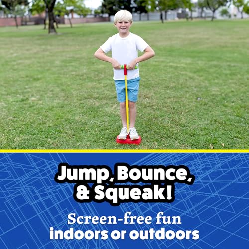 Stomp Hopper Pogo Stick for Kids – Foam Bouncer with Squeak, Ages 3-5