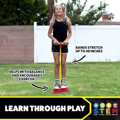 Stomp Hopper Pogo Stick for Kids – Foam Bouncer with Squeak, Ages 3-5