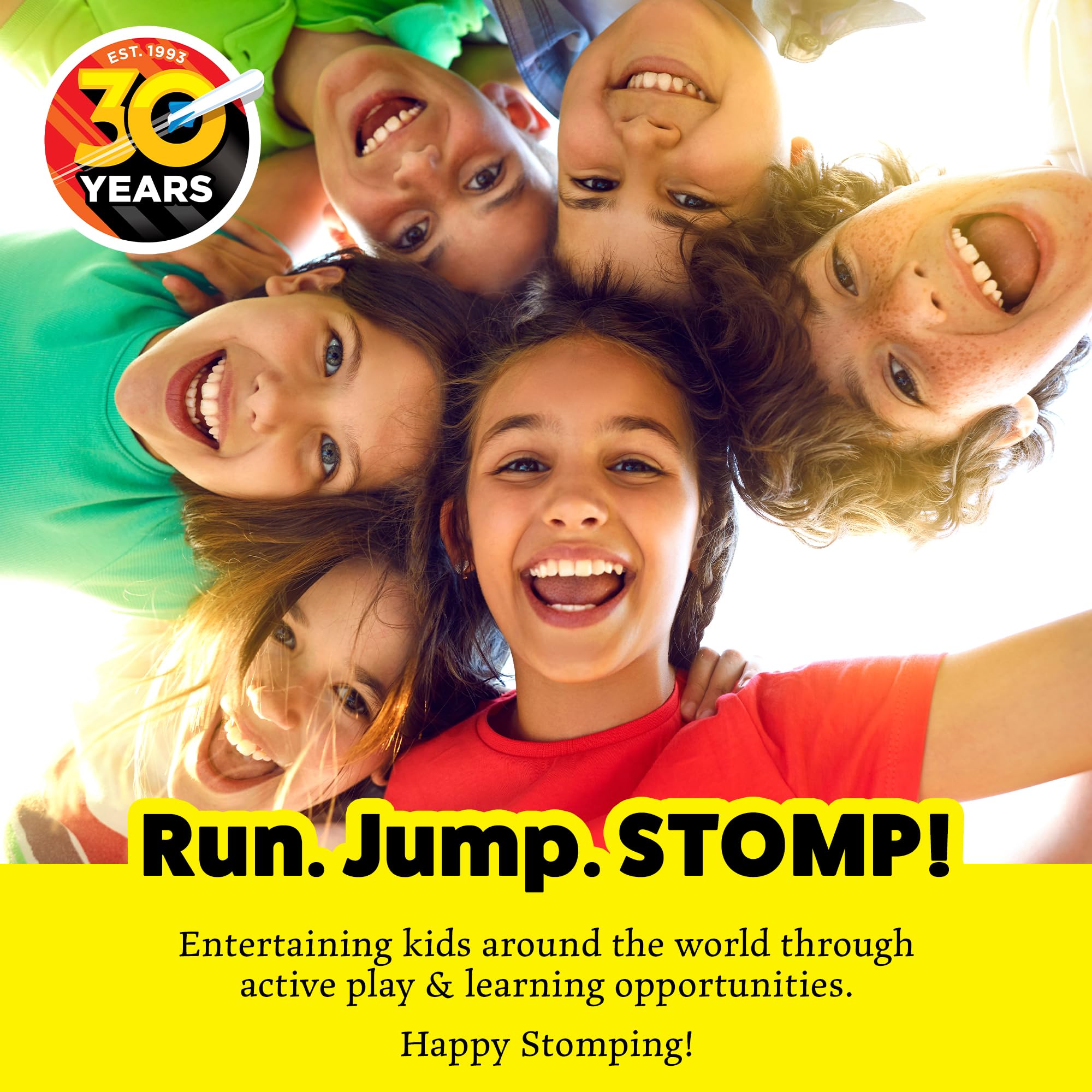 Stomp Hopper Pogo Stick for Kids – Foam Bouncer with Squeak, Ages 3-5