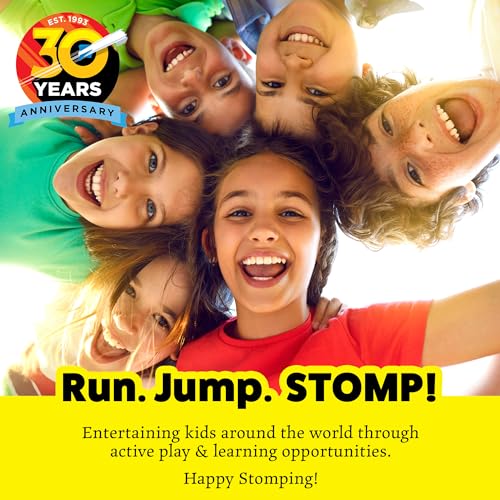 Stomp Rocket Jr Glow Rocket Refills – 6 Glow-in-the-Dark Foam Rockets for Kids Ages 3+