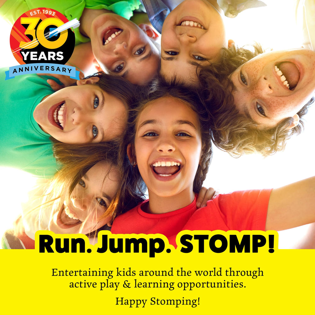 Stomp Rocket Jr Glow Rocket Refills – 6 Glow-in-the-Dark Foam Rockets for Kids Ages 3+