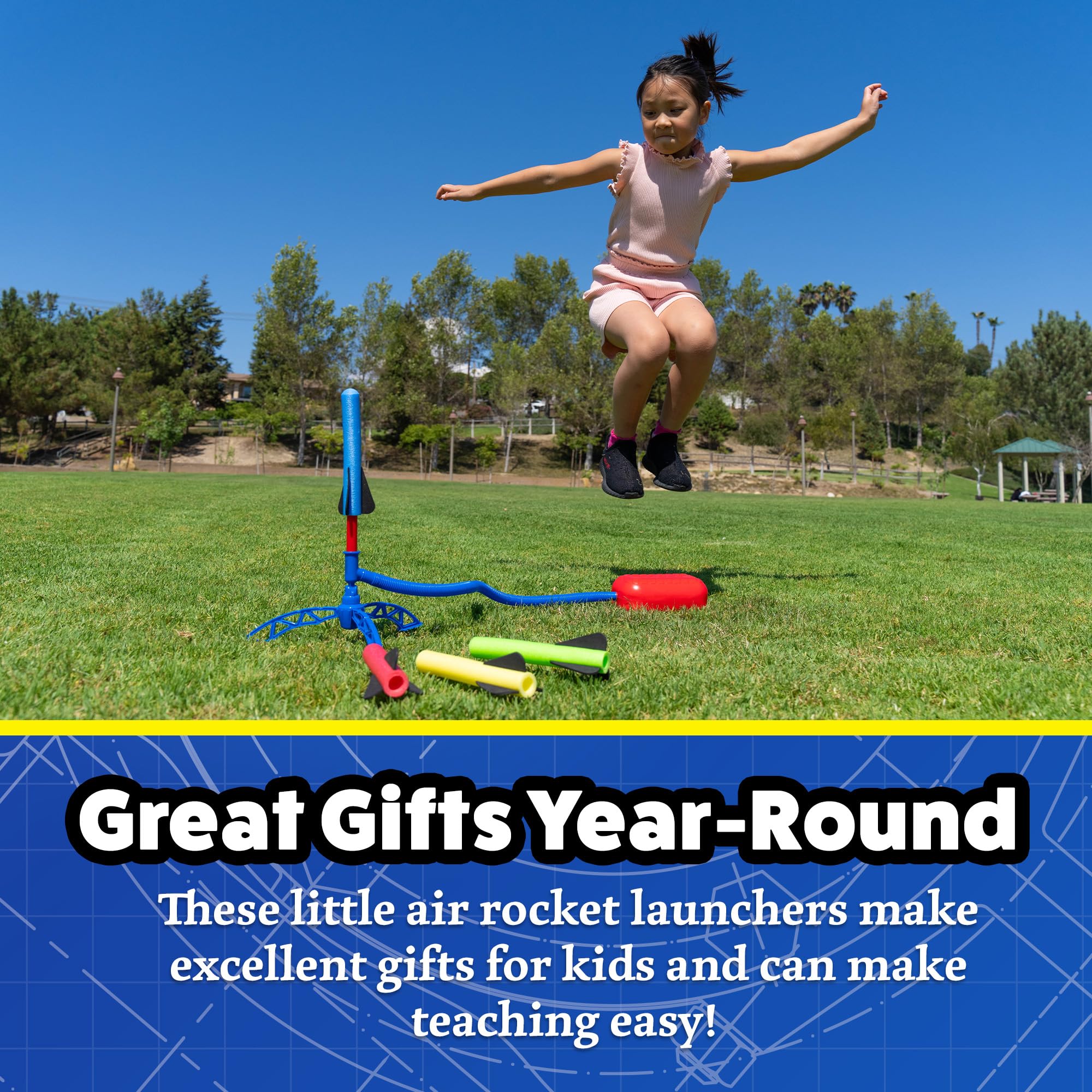 Stomp Rocket Stompin' Science Book: STEM Activities for Kids Outdoor Rocket Launcher Experiments
