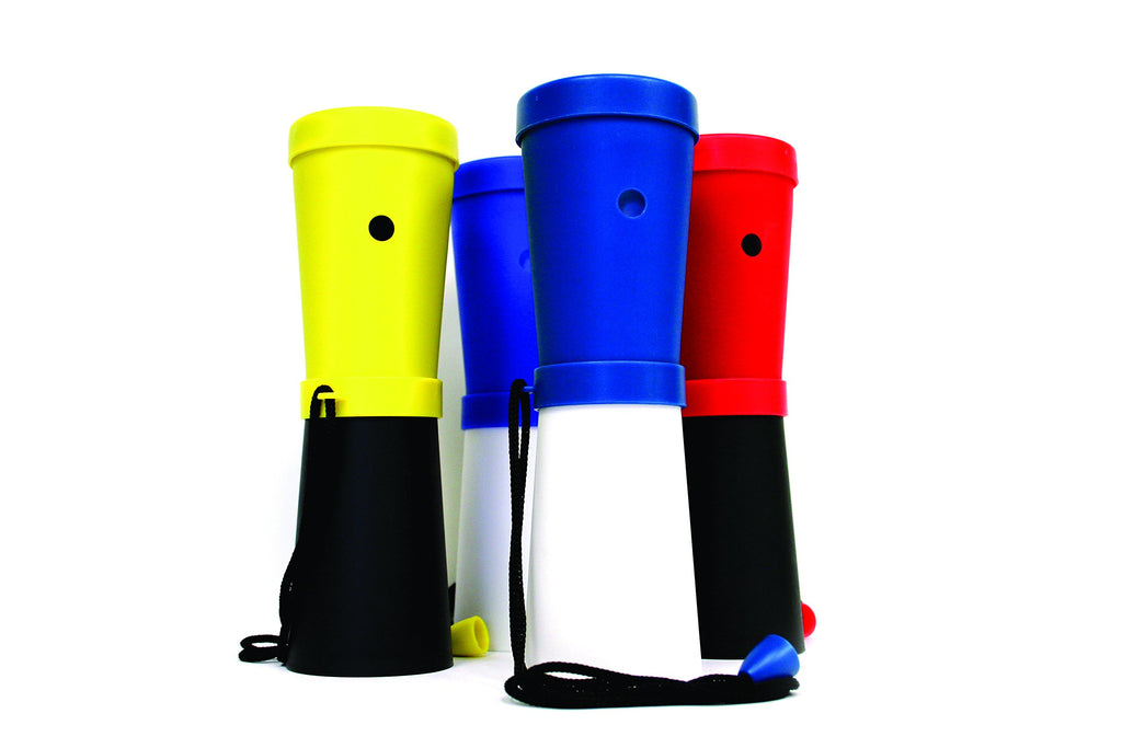 Storus SuperHorn: Compact, Breath-Powered Horn for Safety, Boating, Hiking & Events (Blue/Black)