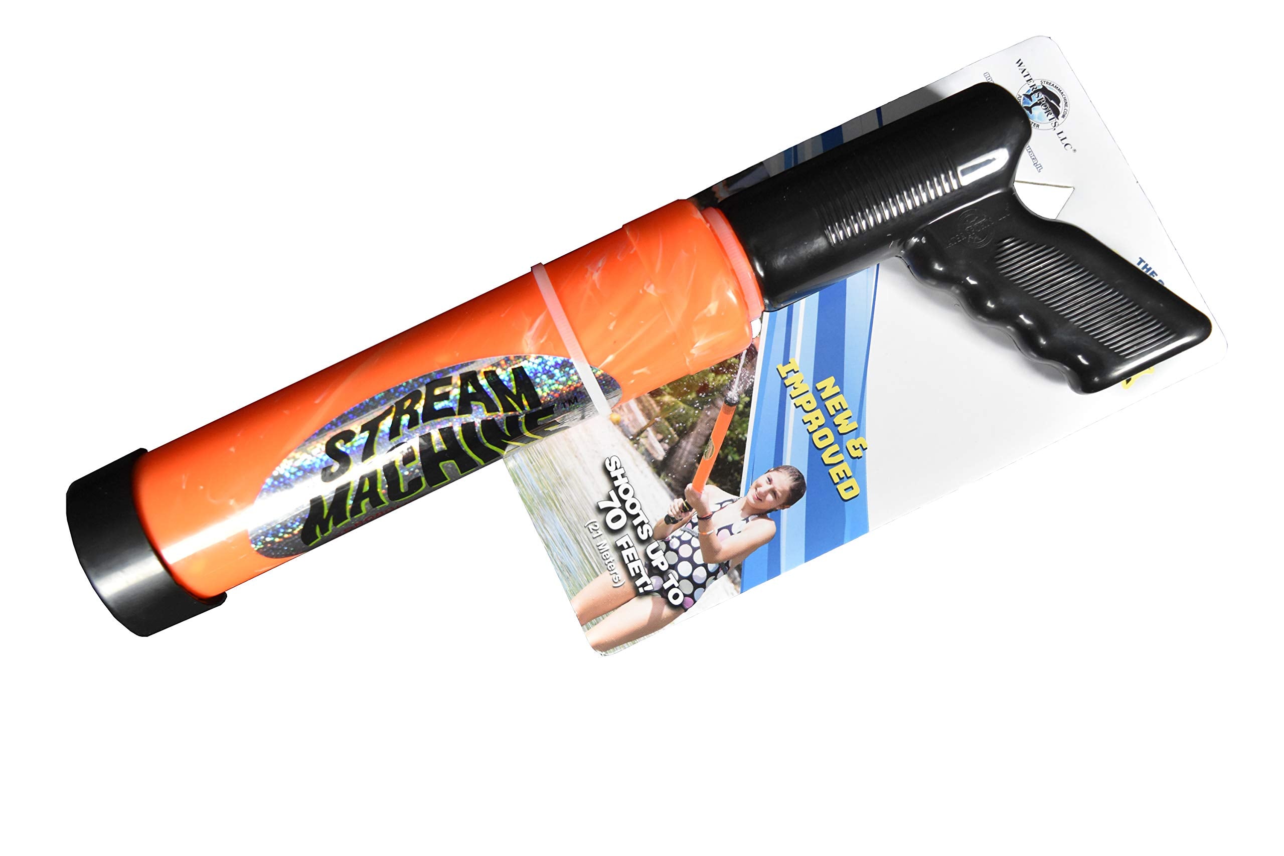 Stream Machine TL-500 Single Barrel Water Launcher – Powerful Squirt Gun for Pool Games (Colors Vary)