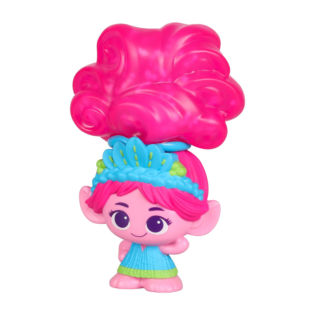 Stretchy Hair Poppy – DreamWorks Trolls Band Together Doll with Squishy, Glitter-Filled Hair