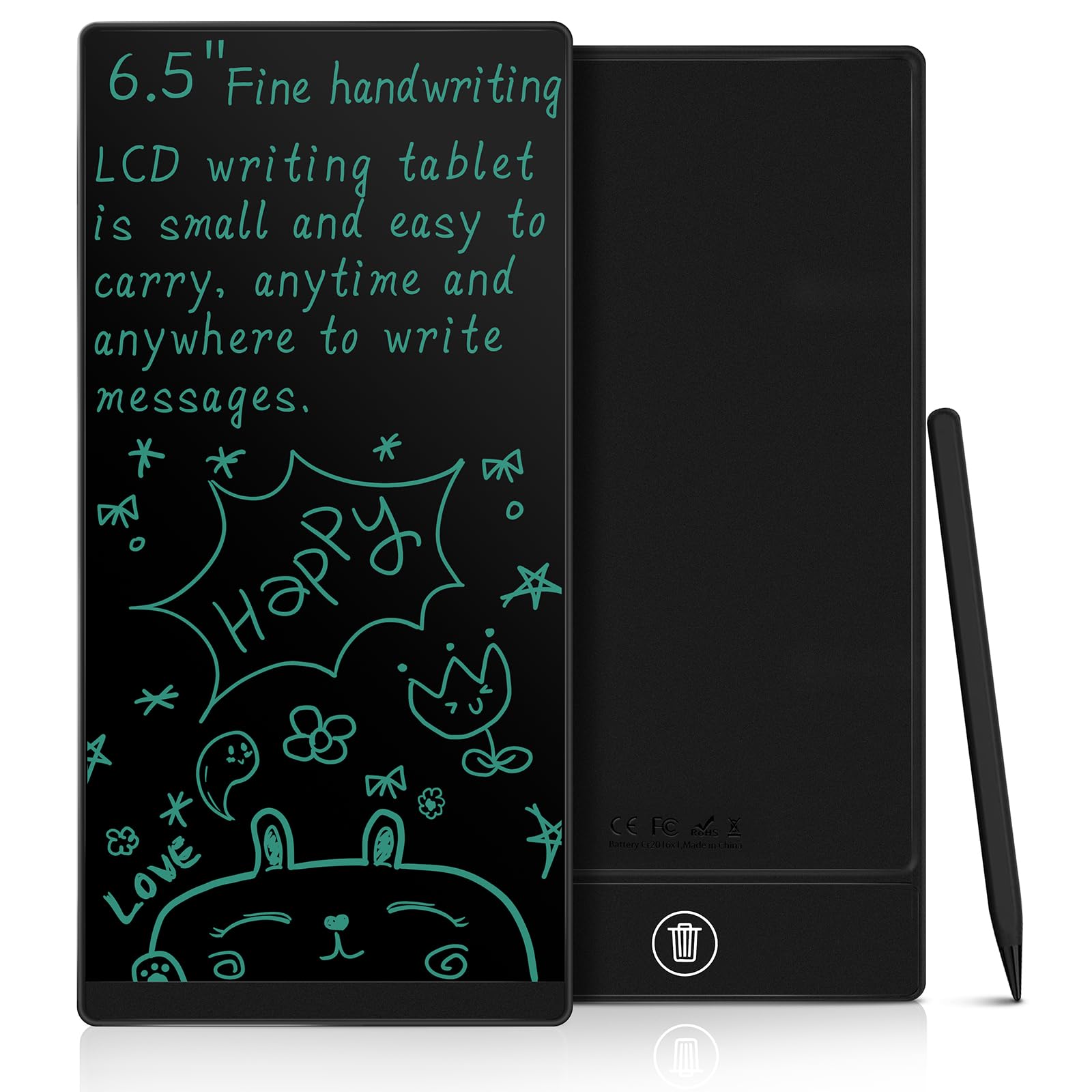 STTSWT 6.5 Inch LCD Writing Tablet: Lightweight Reusable Digital Notepad for Adults