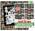 Stuff2Color Super Pack of 18 Fuzzy Velvet Coloring Posters (Christmas Edition) - Family Craft Activity for All Ages
