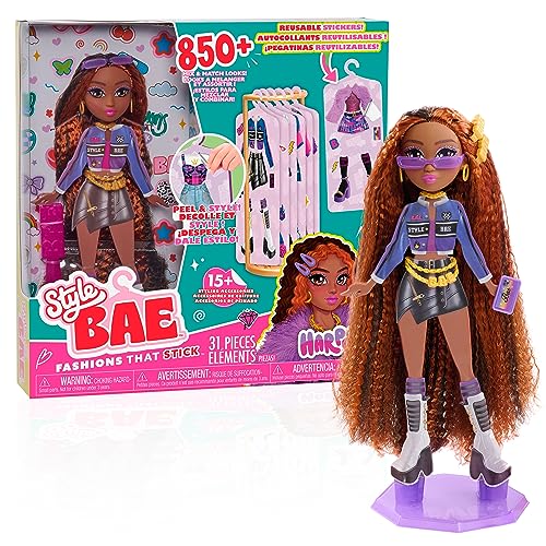 Style Bae Harper 10-Inch Fashion Doll with 28-Piece Sticker Wardrobe