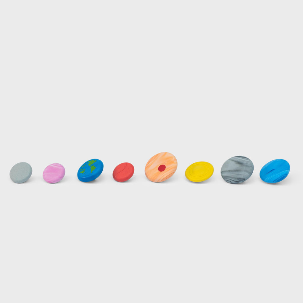 Suck UK Solar System Erasers – Set of 8 Mini Planet Erasers for Space Fans