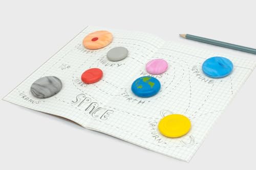 Suck UK Solar System Erasers – Set of 8 Mini Planet Erasers for Space Fans