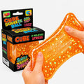 Sucvrta Stress Relief Squeeze Cube – Ultra-Soft Slow Rising Sensory Fidget Toy for Focus & Calm (Orange)